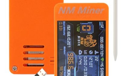 NM Miner Bitcoins Miner Lucky Miner Upgrade 980KH/S 2.8 inch Color Display DIY Solo Miner Crypto Miner Home Use BTC