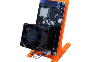 Bitaxe Gamma 601 Bitcoins Miner, 1.1TH/s Solo Miner BM1370 Asic Chip 17W/TH BTC Lottery Crypto Miner Machine Micro Home Use