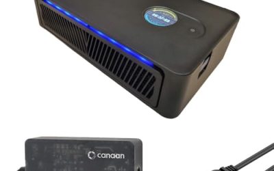 AltairTech.io Canaan Avalon Nano 3S BTC Miner (Black)- 6 TH/s 140W Bitcoin ASIC Miner – Quiet with Canaan Original Power Supply – Ideal for Home and Office