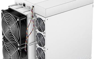Antminer S19pro 100TH/S Bitcoin ASIC Miner(33J/T, 3300W, 220V, SHA256, Aluminum Substrate), Air-Cooling Home Mining Machine for BTC/BCH/BSV w/PSU (Renewed)