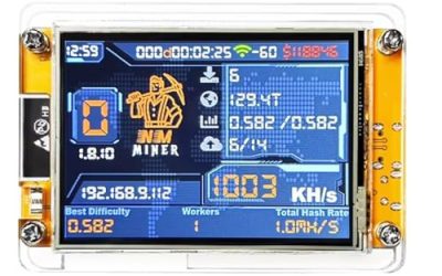 Bitcoin Miner NerdMiner V2 NMMiner ESP-WROOM-32 ESP32 Development Board 2.8 inch Smart Display Lucky Miner Hashrate Module 1010H/s Crypto Solo Lottery Miner