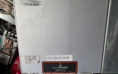 Used Bitmain Antminer S19j Pro 104TH Bitcoin BTC in USA with PS