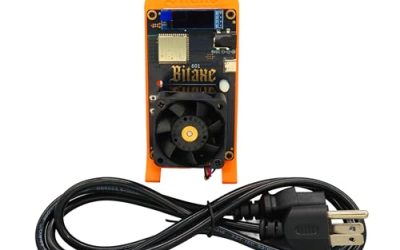 Open Sources Miner BitAxe 601 Gamma BM1370 1.2TH/s Bitcoin Miner BTC Solo Miner with Stand with Power Supply for Home Use