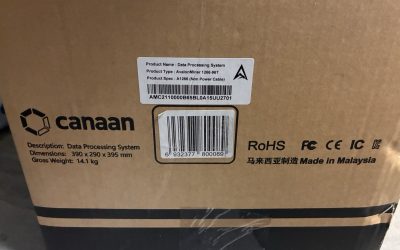 Canaan Avalon 1266-965 miner Data Processor -NEW In box