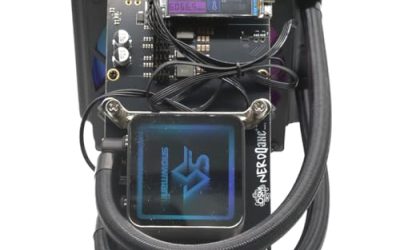 New NerdQaxe++ Hydro Rev 6.1 Miner Upgraded – 6TH/s Bitcoin Miner, 16.5J/TH Efficiency 100W Low Power, 2.4G WiFi & Quiet Open-Source Crypto Machine for BTC Mining