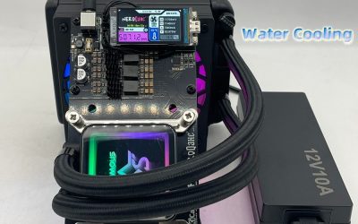 New Bitaxe Miner NerdQaxe++ 4.8Th/s Hydro Liquid Cooler Bitcoin Miner With PSU