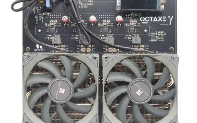 NerdMiner Octaxe  9.6TH Bitcoin miner