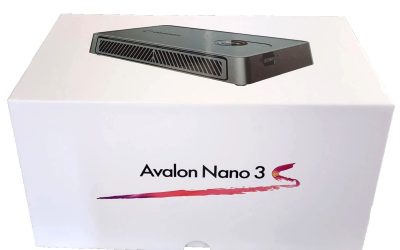 Canaan Avalon Nano 3S BTC Miner (Black)- 6 TH/s 140W Bitcoin ASIC Miner