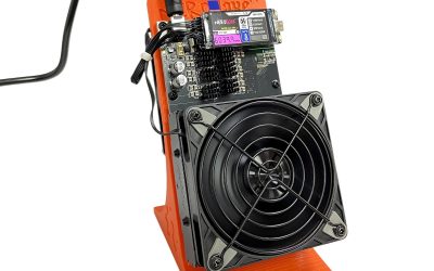NerdQaxe++ Rev 6.1 6TH/s SHA-256 WIFI Bitcoin BTC BCH ETH 100W Solo Mining Miner