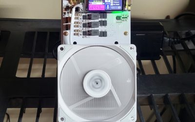 NerdQaxe ++ Bitcoin ASIC Miner – 4.8TH/s – BM1370 – White Out Edition – BTC/BCH