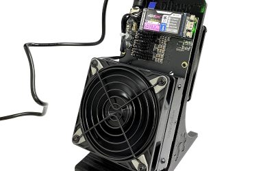 US Ship NerdQaxe++ Rev 6.1 6TH/s SHA-256 WIFI Bitcoin BTC ETH Solo Miner 100W