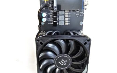Bitaxe NerdQaxe++ Rev 6.1 Bitcoin Solo Miner 6TH/s – Home Crypto Miner with 2.8” Smart Display, Low Power NerdMiner ASIC
