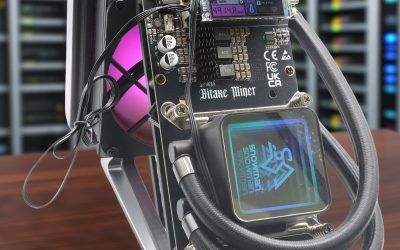 Bitaxe Miner NerdQaxe++ 4.8Th/s Hydro Liquid Cooler Bitcoin Miner 6mo warranty !