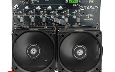 2 x 12Th/s (24 Th/s) NerdOCTAxe Rev3.1 High performance Bitcoin Miners | NEW