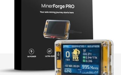 Mineblock™ Miner Forge PRO 2.0 BTC Solo Miner USB-C LCD Display