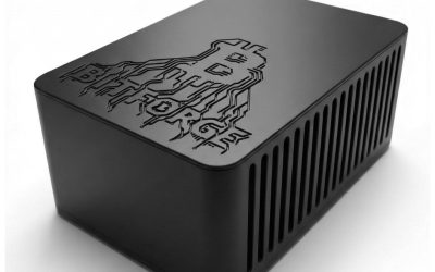 Bitforge Nano Bitcoin Miner with Dual BM1370 ASIC 2.5 TH/s Hash Rate 12V power