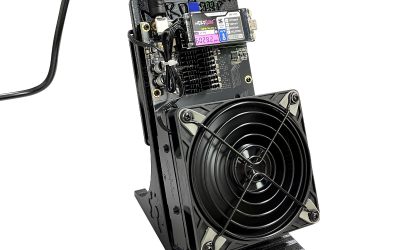 NerdQaxe++ Rev 6.1 6TH/s SHA-256 WIFI Solo Bitcoin BTC BCH ETH 100W Mining Miner