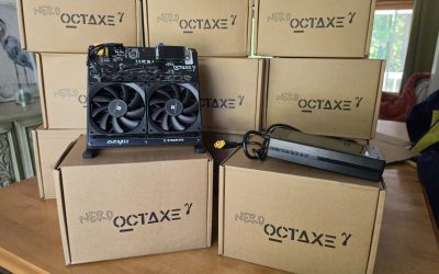 NerdOctaxe NEW Us Stock Rev3.1 12th Edition Bitcoin Miner Crypto Mining