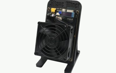 NEW! Bitaxe Supra Hex 703 Bitcoin/Crypto Miner 4.2+ TH/s Black W/ USA Plug