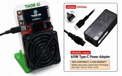 Hammer THOR X1 3.2TH/s 36W BM1373 BTC Bitcoin Miner Solo Mining + Power Adapter