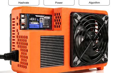 NerdQX 8TH/s Bitcoin Miner 170W Low Noise Open Source ASIC BTC Solo Mining Rig