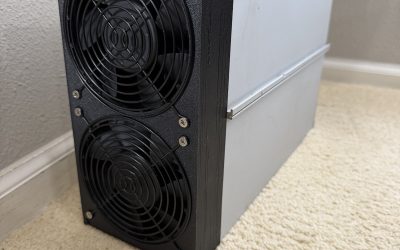 Antminer S21 Slim Bitcoin Miner, 120V, 45TH/s Plug and Play